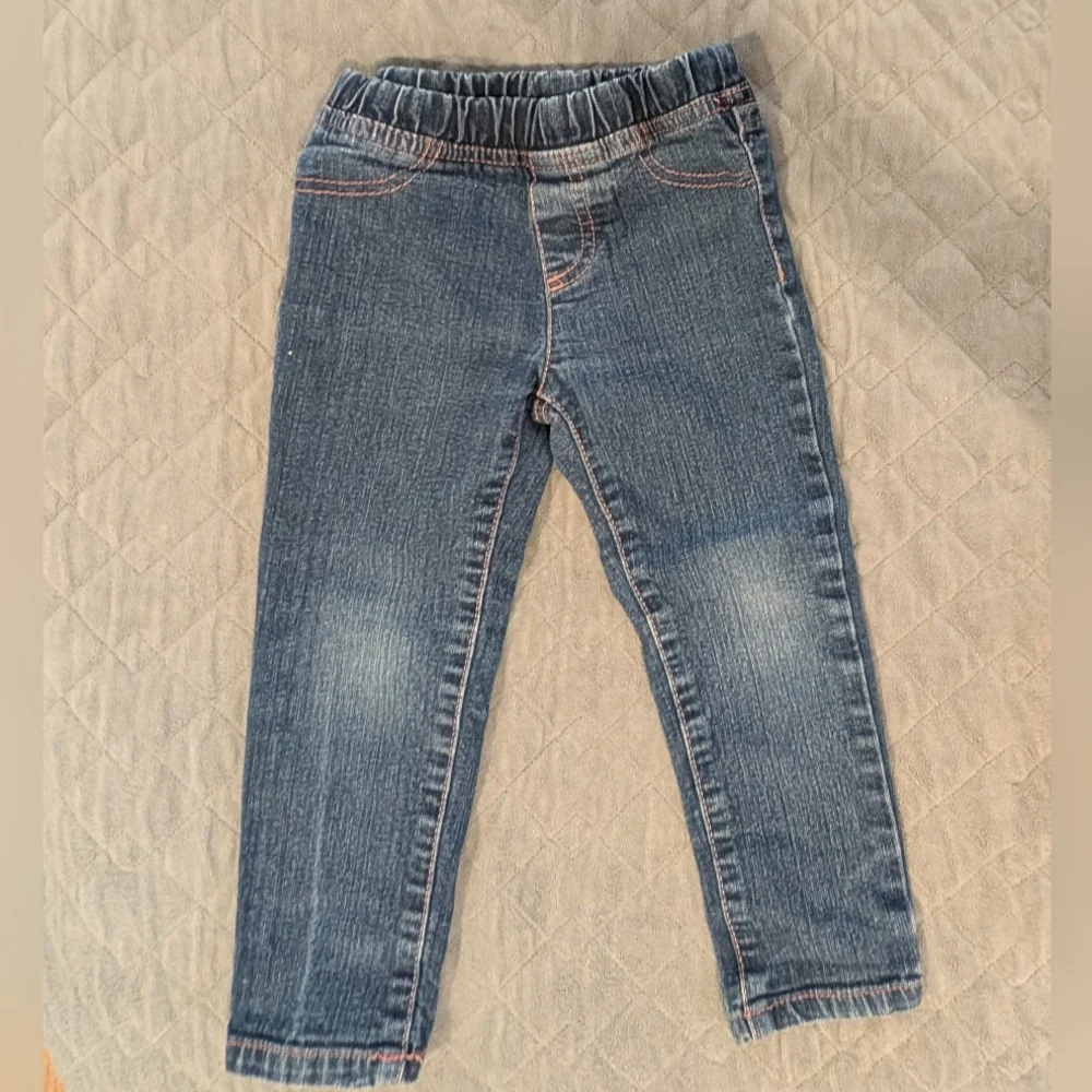 3T Striped Purple Top and Blue Jeans Set